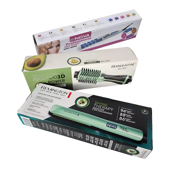 🔥 3 HERRAMIENTAS PREMIUM POR EL PRECIO DE UNA – Plancha, Cepillo y Rizador Aguacate para un CABELLO DE SALÓN EN MINUTOS