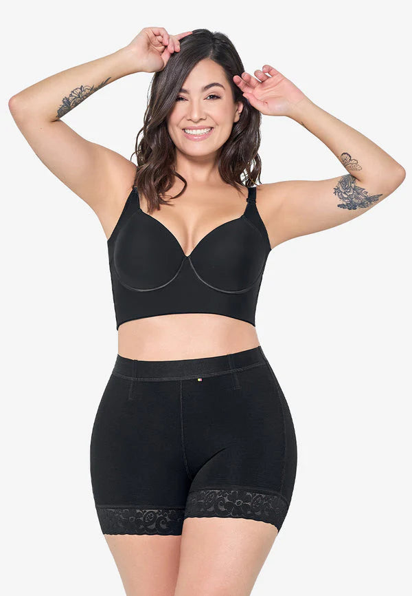 Faja Corta – Efecto Levanta Cola y Control de Abdomen ©︎